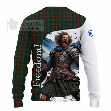 Tennant Crest Tartan Knitted Sweater Inspired by the Freedom of Scottish Warrior