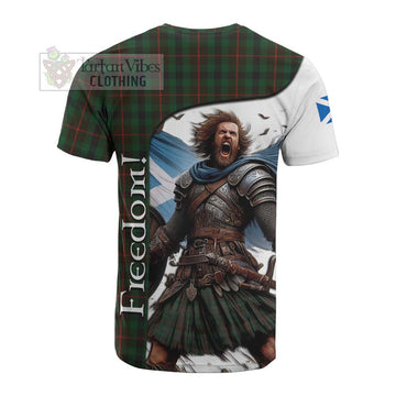 Tennant Crest Tartan Cotton T-shirt Inspired by the Freedom of Scottish Warrior