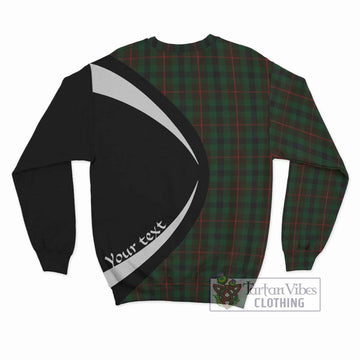 Tennant Tartan Sweatshirt with Family Crest Circle Style