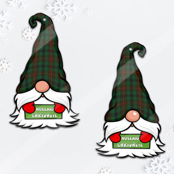 Tennant Gnome Christmas Ornament with His Tartan Christmas Hat