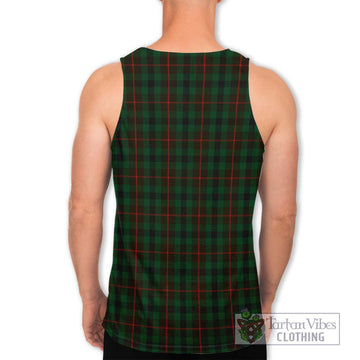 Tennant Tartan Men's Tank Top with Family Crest DNA In Me Style