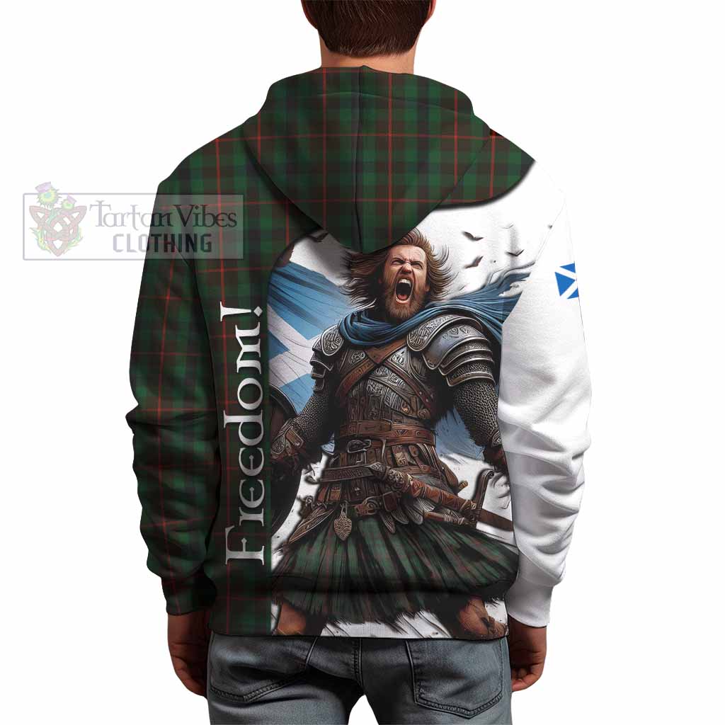 Tartan Vibes Clothing Tennant Crest Tartan Hoodie Inspired by the Freedom of Scottish Warrior