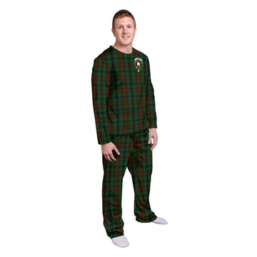 Tennant Tartan Pajamas Family Set with Family Crest