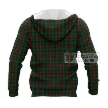 Tennant Tartan Knitted Hoodie with Family Crest DNA In Me Style