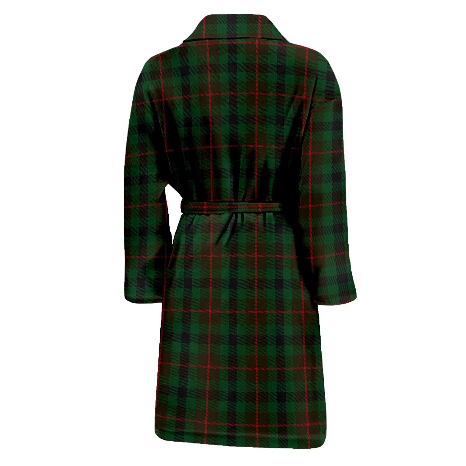 Tennant Tartan Bathrobe with Family Crest - Tartan Vibes Clothing