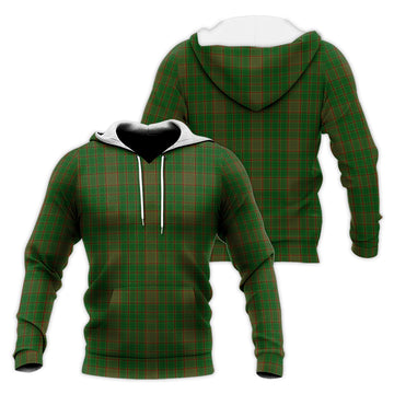 Terry Tartan Knitted Hoodie