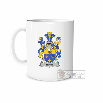 Terry Irish Clan Coat of Arms Ceramic Mug