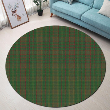 Terry Tartan Round Rug