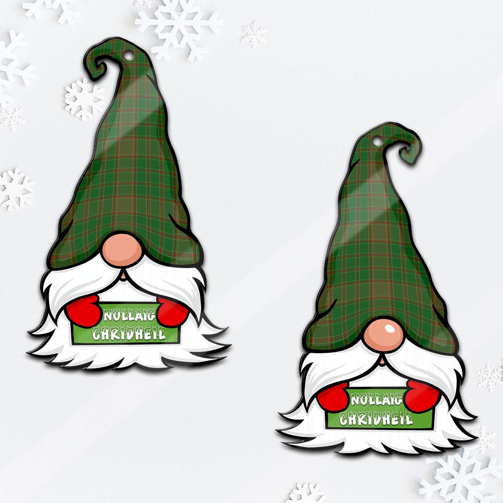 Terry Gnome Christmas Ornament with His Tartan Christmas Hat - Tartan Vibes Clothing