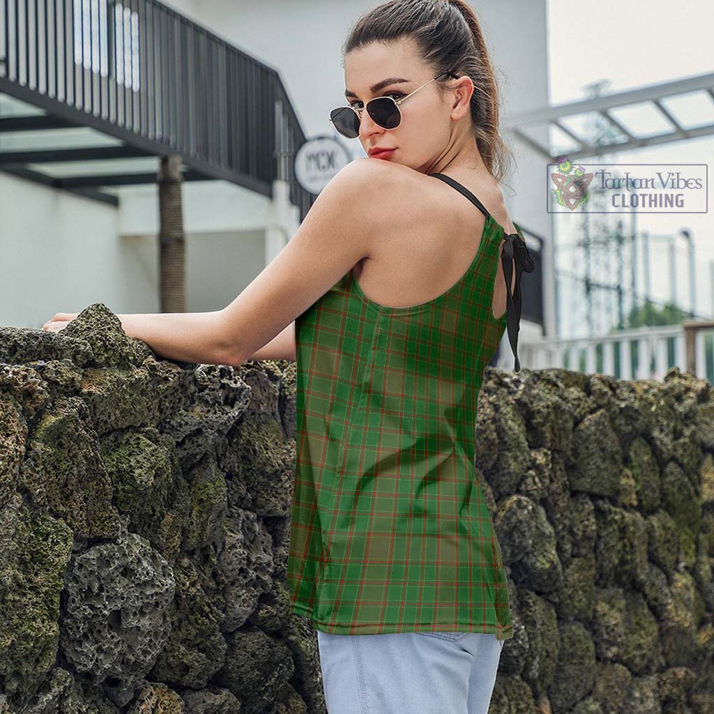 Tartan Vibes Clothing Terry Tartan Loose Halter Neck Camisole