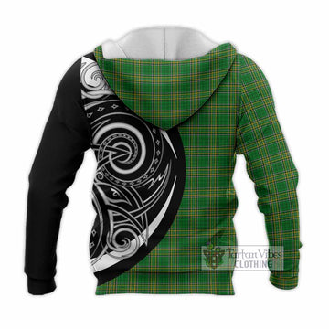 Thacker Irish Clan Knitted Hoodie Celtic Circle Style - Tartan Vibes Clothing