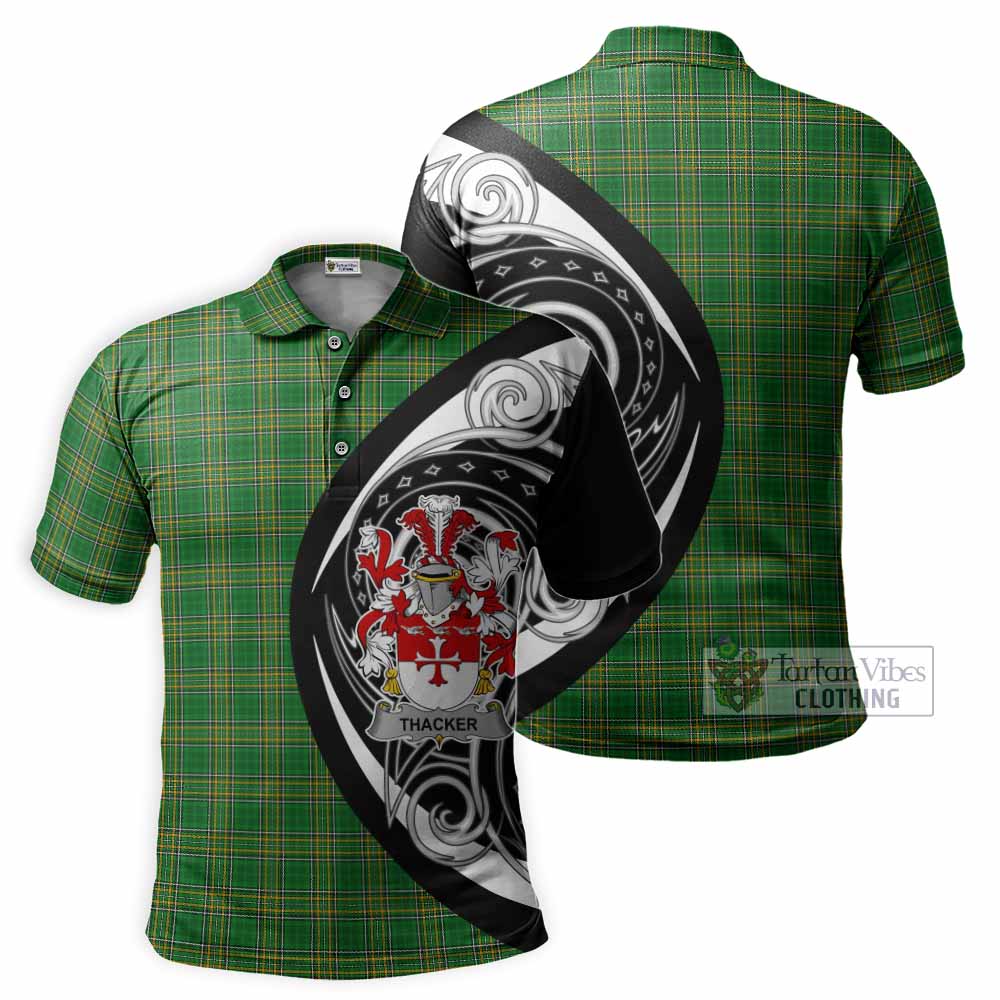 Thacker Irish Clan Polo Shirt Celtic Circle Style - Tartan Vibes Clothing