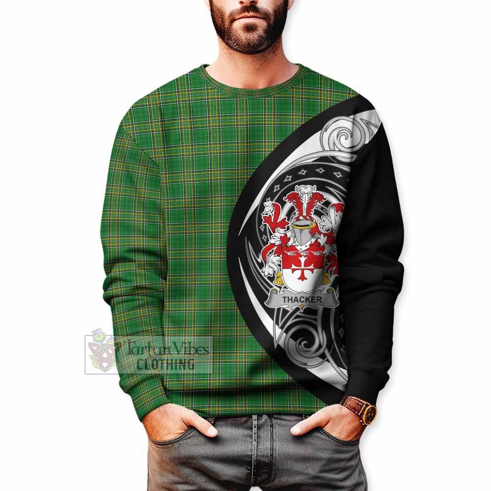 Thacker Irish Clan Sweatshirt Celtic Circle Style - Tartan Vibes Clothing