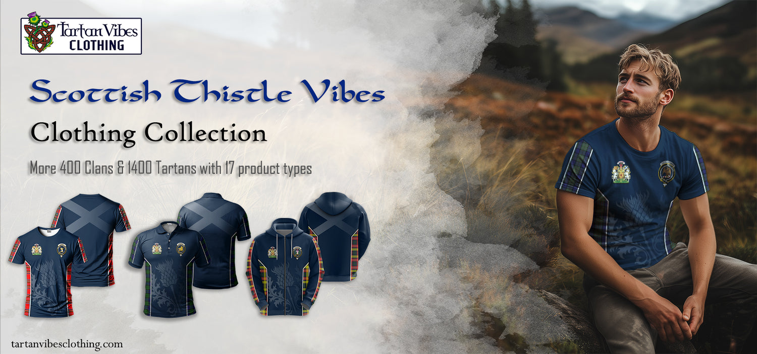 Tartan Vibes Clothing - Scottish Thistle Vibes Clothing