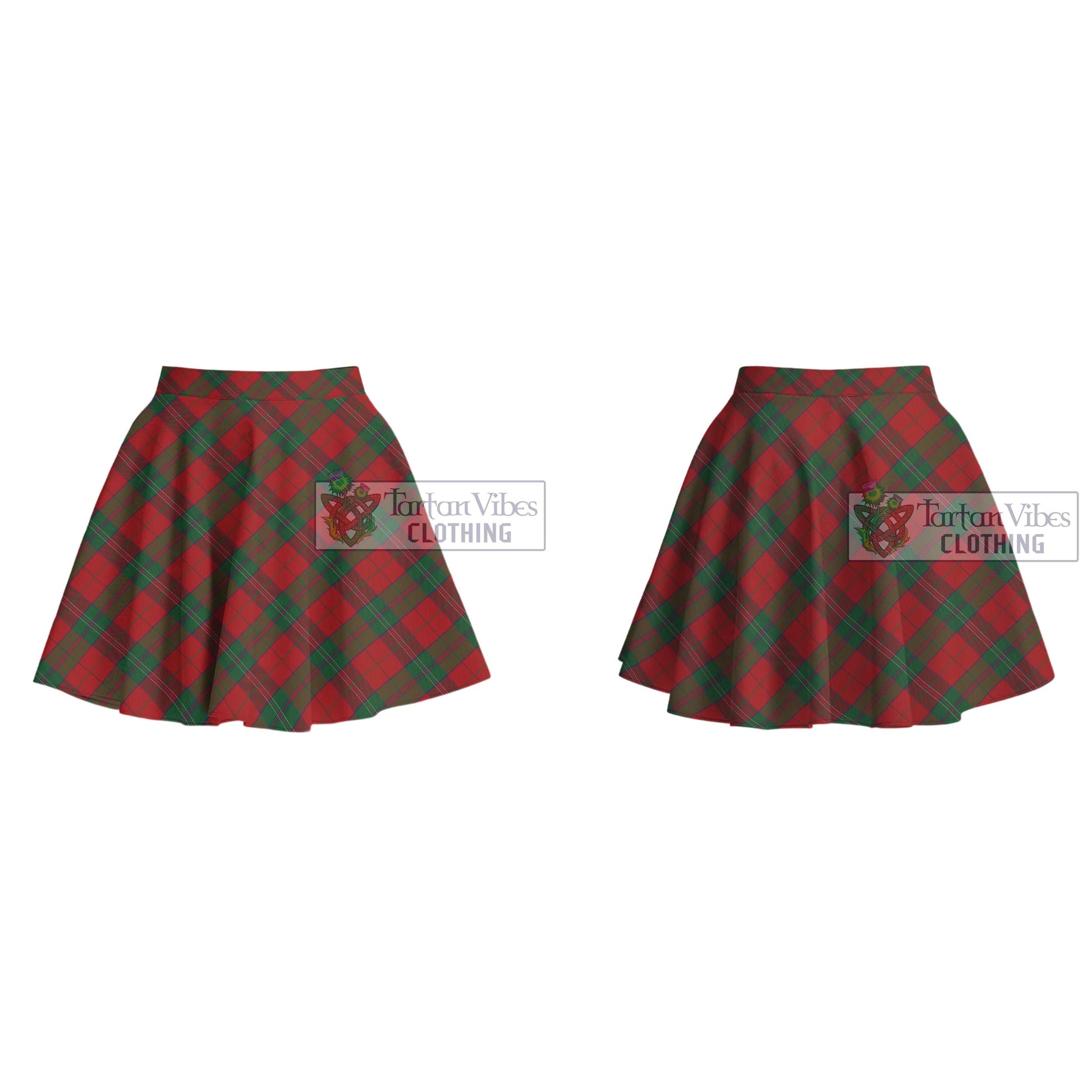 Tartan Vibes Clothing Thomas of Wales Tartan Women's Plated Mini Skirt