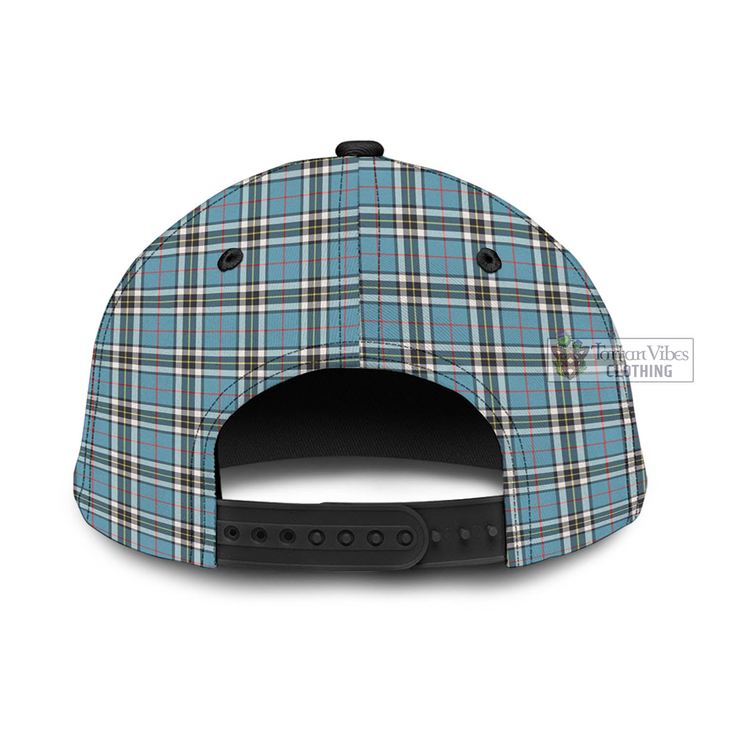 Tartan Vibes Clothing Thompson Tartan Classic Cap with Family Crest In Me Style