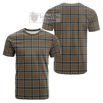 Thompson Camel Tartan Cotton T-Shirt