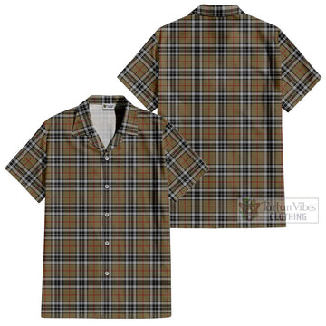 Thompson Camel Tartan Cotton Hawaiian Shirt