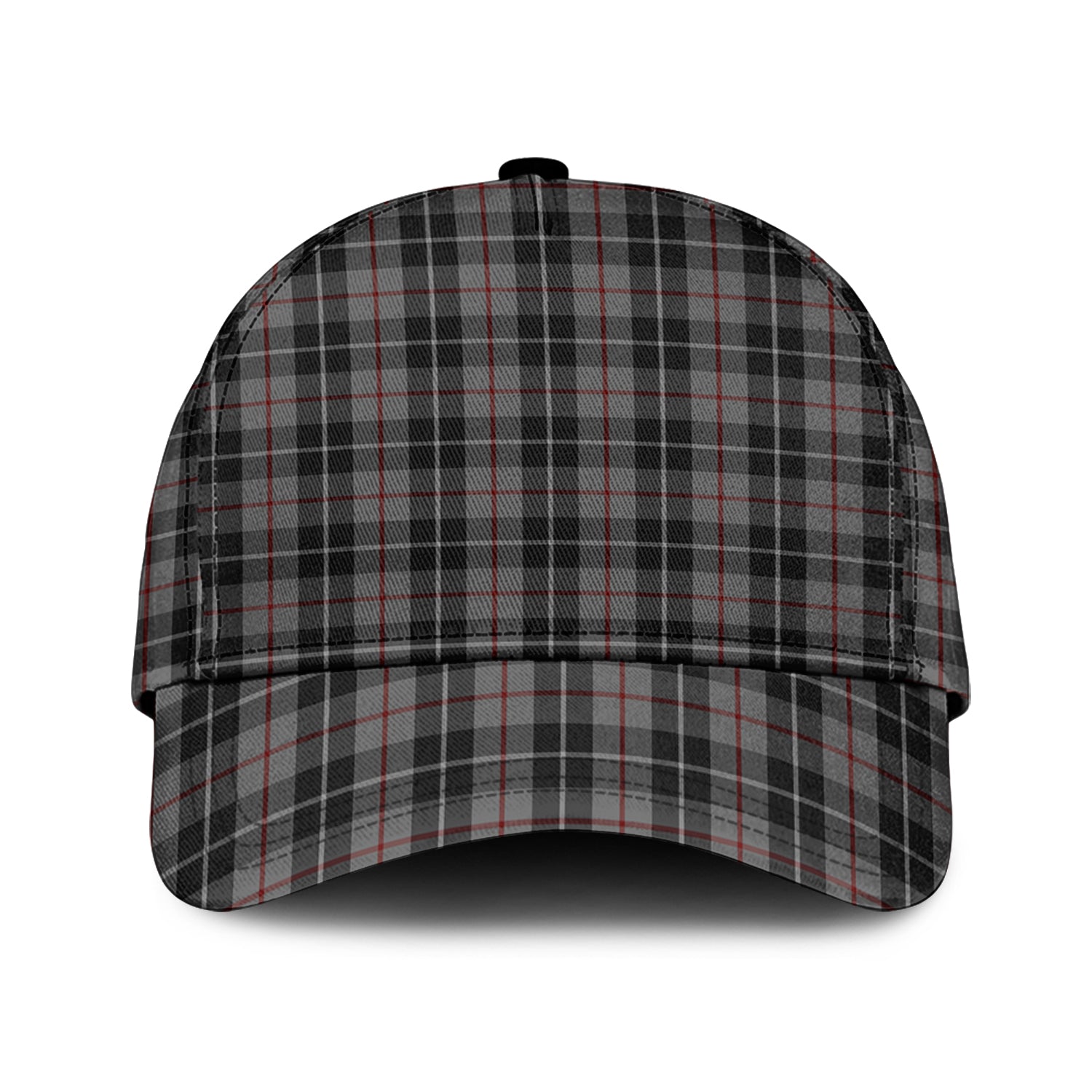 Thompson Grey Tartan Classic Cap Classic Cap Universal Fit - Tartan Vibes Clothing