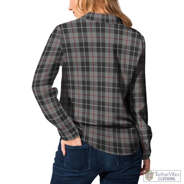 Thompson Grey Tartan Women's Casual Shirt