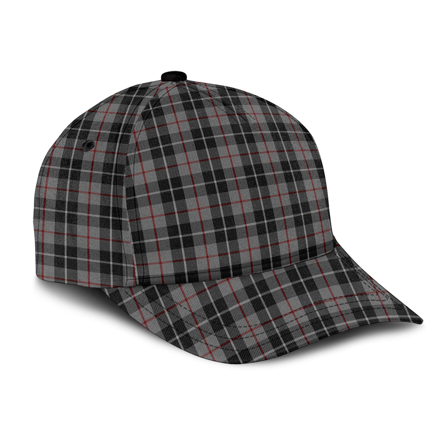 Thompson Grey Tartan Classic Cap - Tartan Vibes Clothing