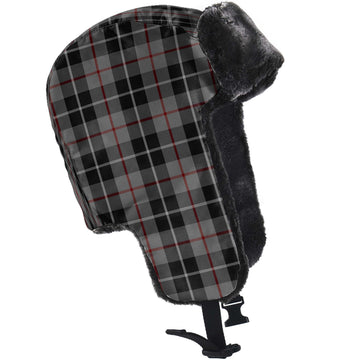 Thompson Grey Tartan Winter Trapper Hat