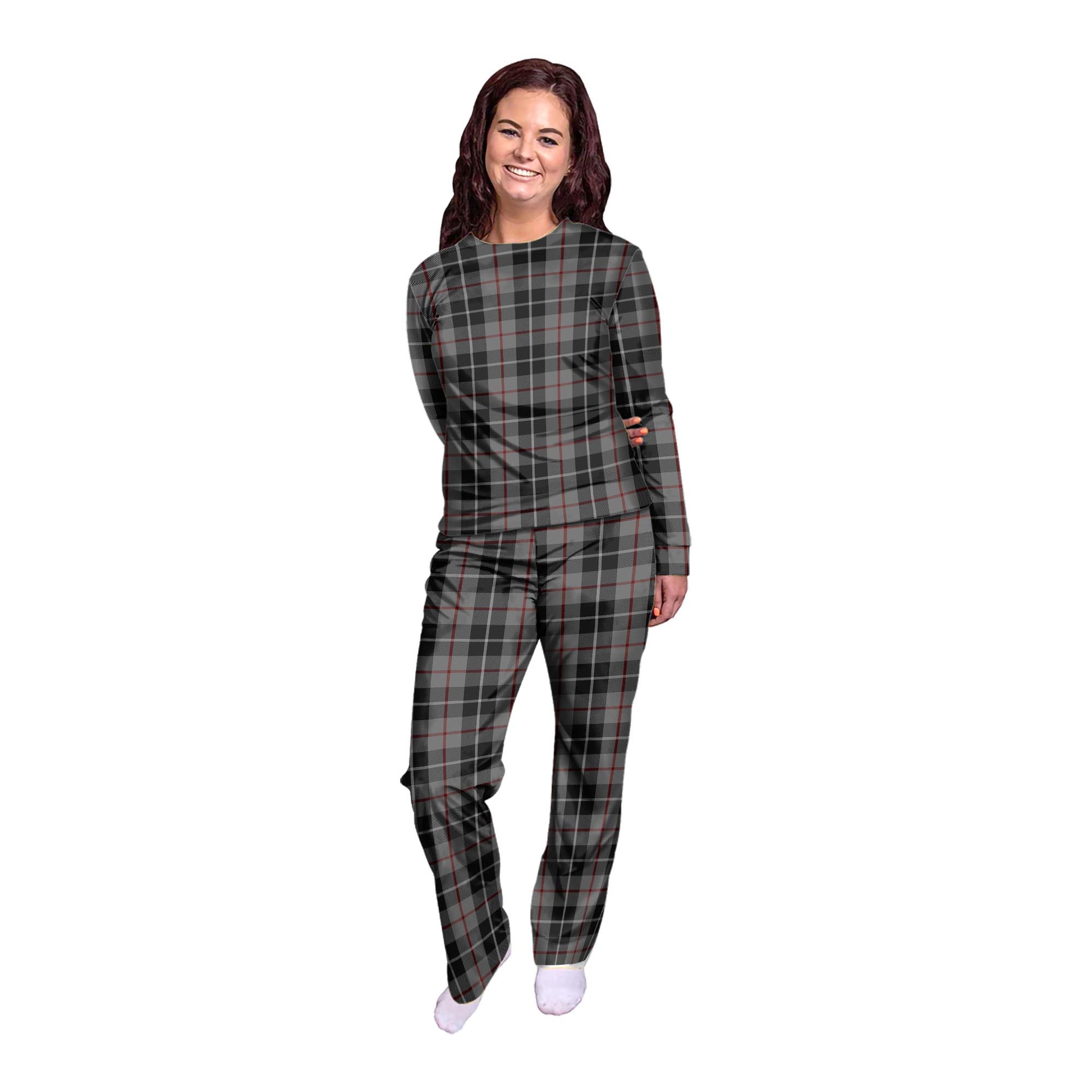 Thompson Grey Tartan Pajamas Family Set - Tartan Vibes Clothing