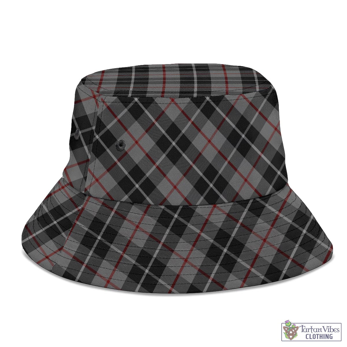 Tartan Vibes Clothing Thompson Grey Tartan Bucket Hat