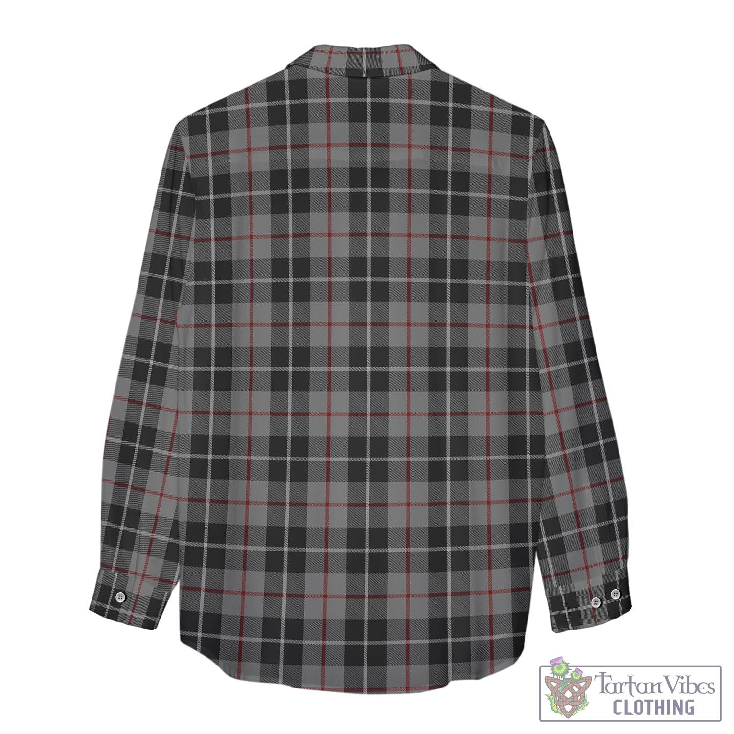 Thompson Grey Tartan Womens Casual Shirt