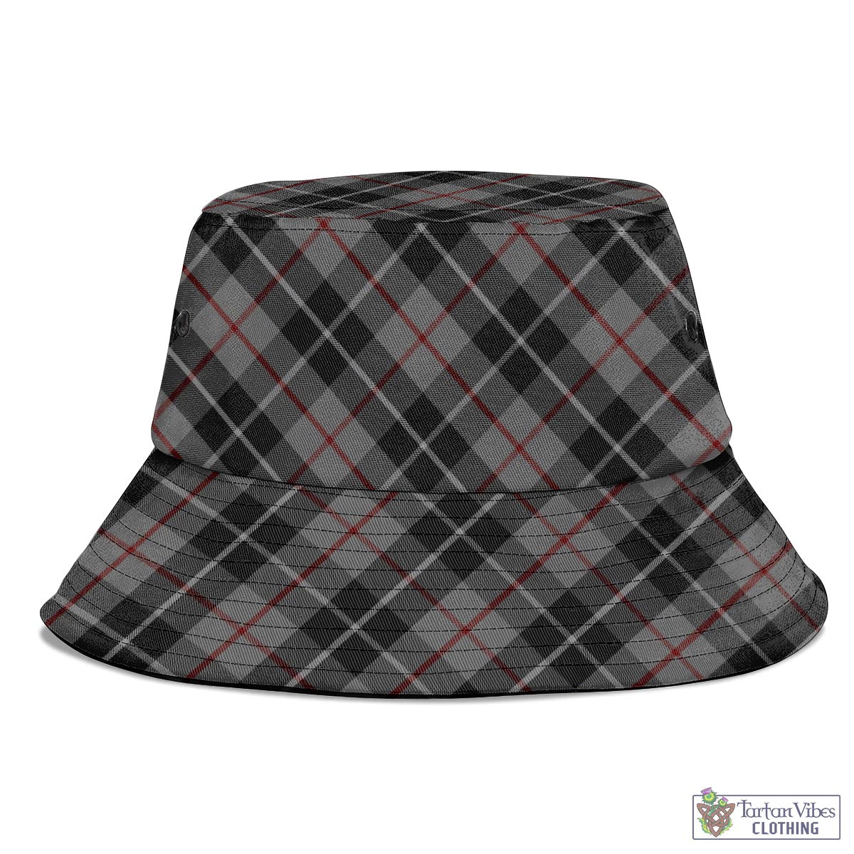 Tartan Vibes Clothing Thompson Grey Tartan Bucket Hat