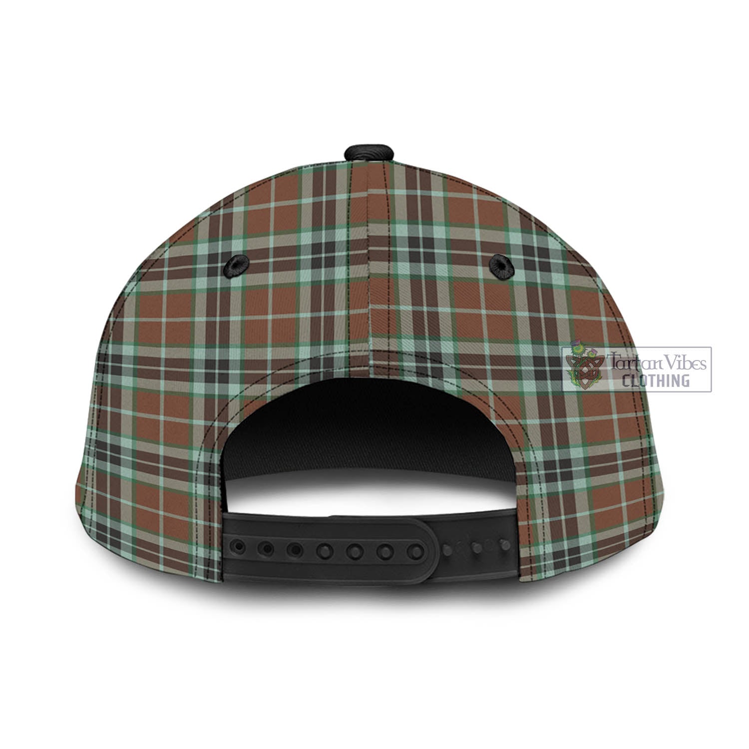 Tartan Vibes Clothing Thompson Hunting Modern Tartan Classic Cap with Family Crest In Me Style