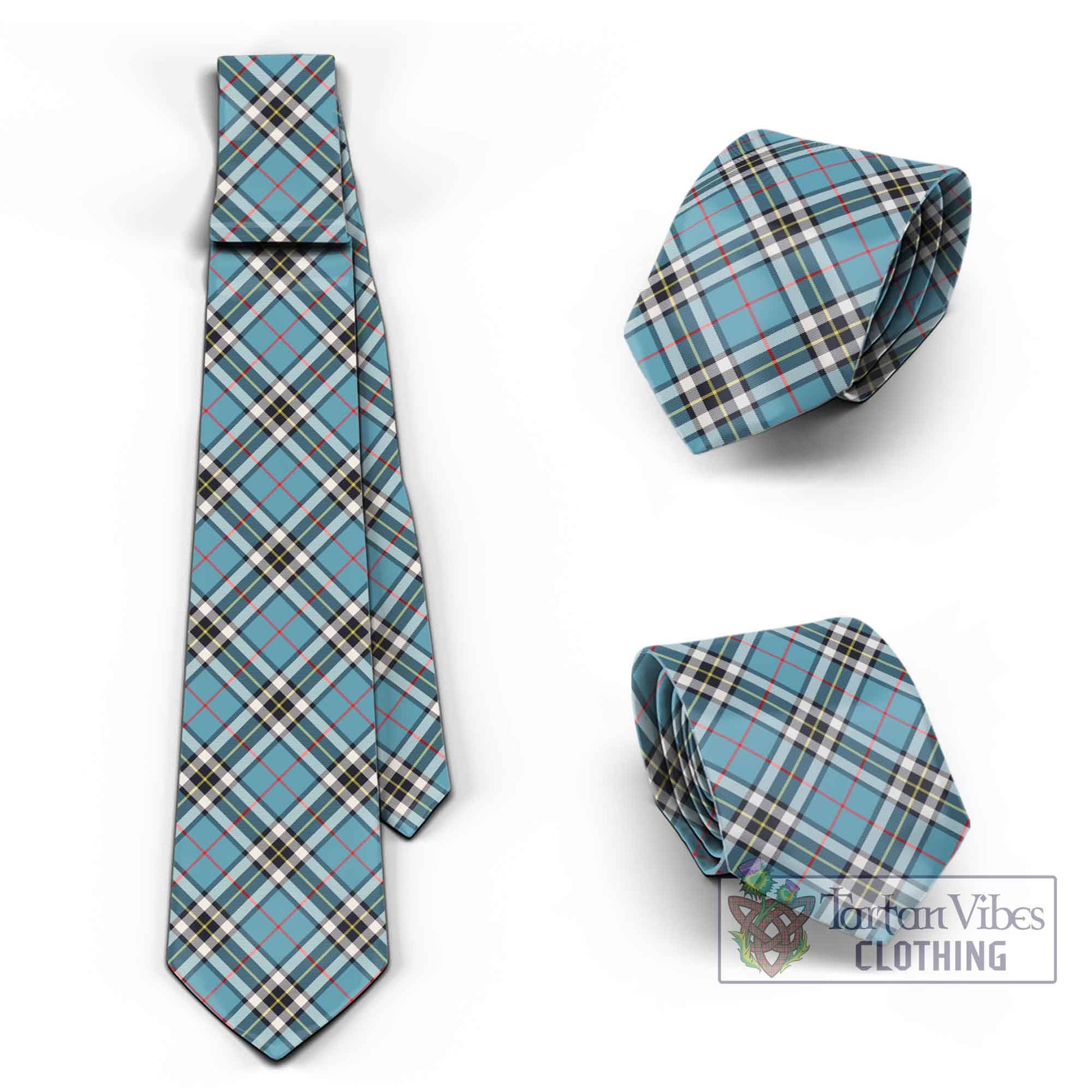 Tartan Vibes Clothing Thompson Society Tartan Classic Necktie Cross Style