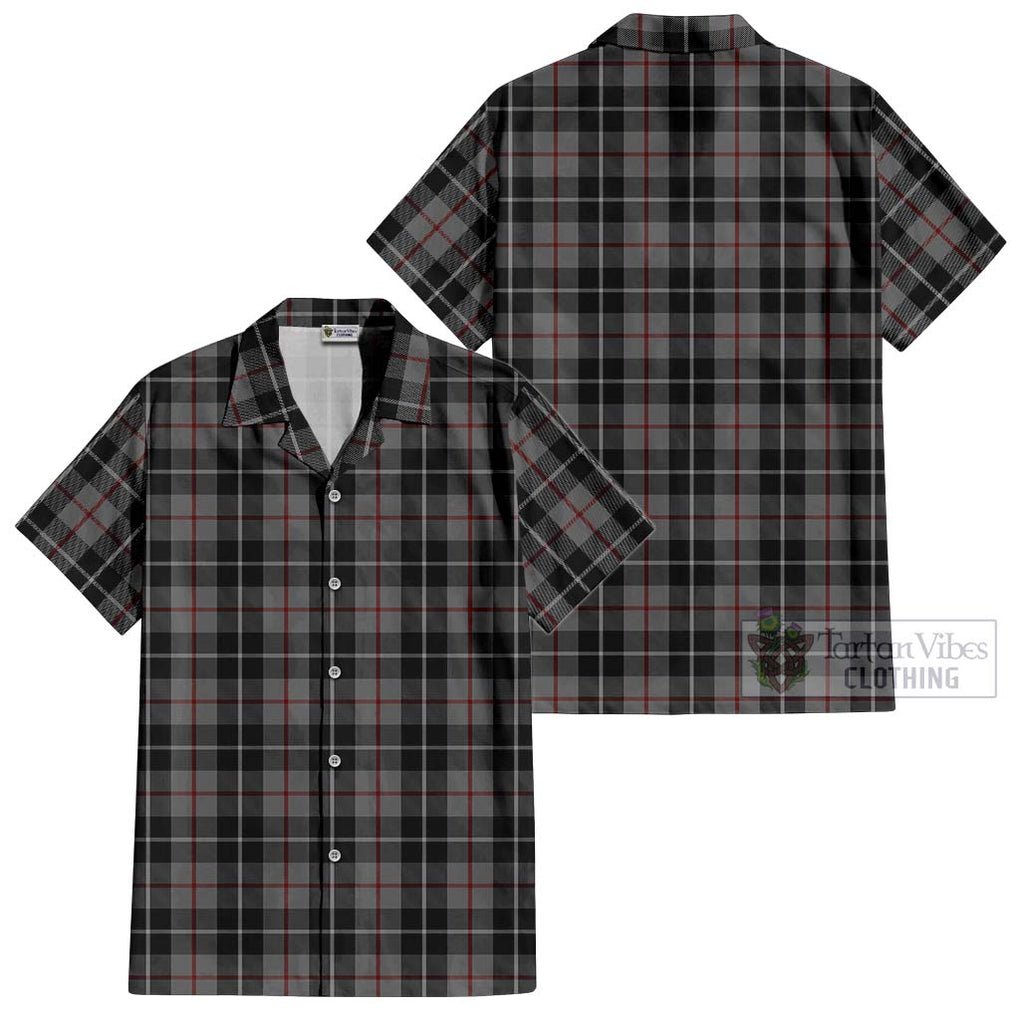 Thompson Society Grey Tartan Cotton Hawaiian Shirt Kid - Tartanvibesclothing Shop