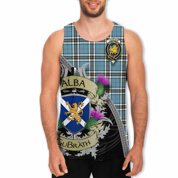 Thompson (Thomson) Tartan Family Crest Men's Tank Top Lion Rampant Royal Thistle Shield Celtic Inspired Men - Tartan Vibes Clothing