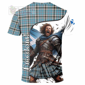 Thompson (Thomson) Crest Tartan T-Shirt Inspired by the Freedom of Scottish Warrior - Tartan Vibes Clothing