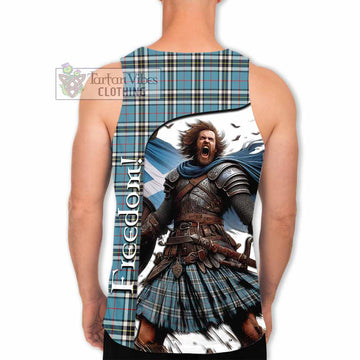 Thompson (Thomson) Crest Tartan Men's Tank Top Inspired by the Freedom of Scottish Warrior - Tartan Vibes Clothing