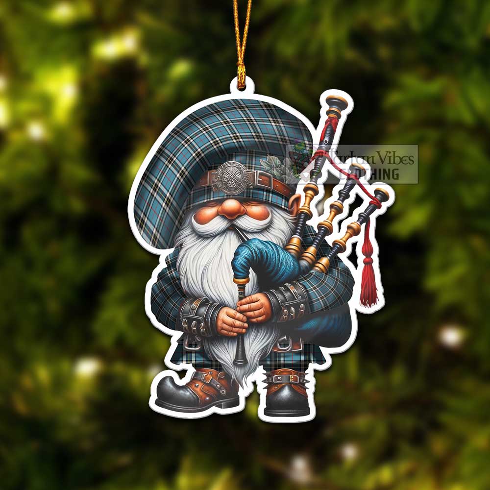 Tartan Vibes Clothing Thompson (Thomson) Tartan Badpiper Gnome Christmas Ornament