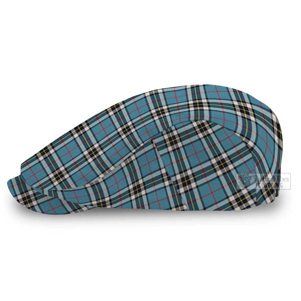Thompson (Thomson) Tartan Jeff Cap, Tartan Flat Cap - Tartan Vibes Clothing