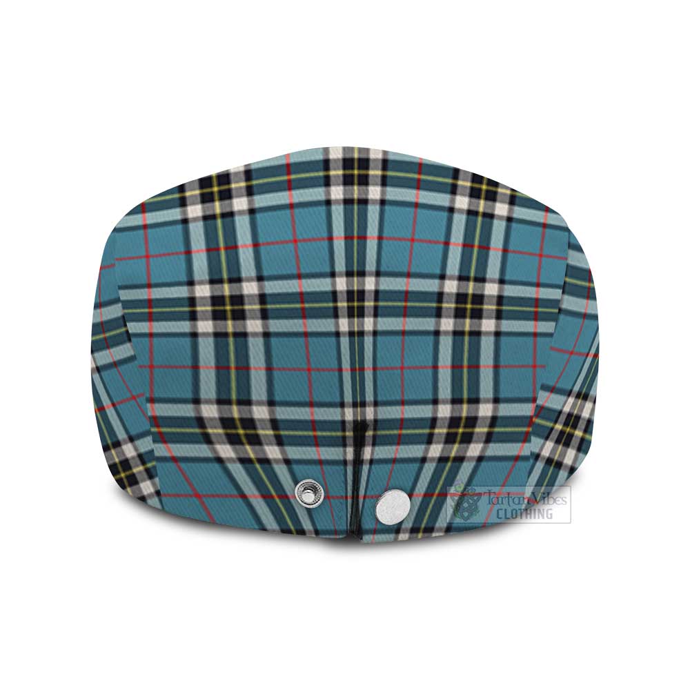 Thompson (Thomson) Tartan Jeff Cap, Tartan Flat Cap - Tartan Vibes Clothing