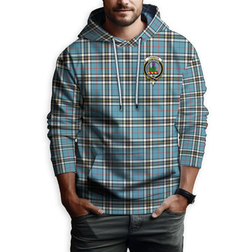 Thompson (Thomson) Tartan Hoodie with Family Crest