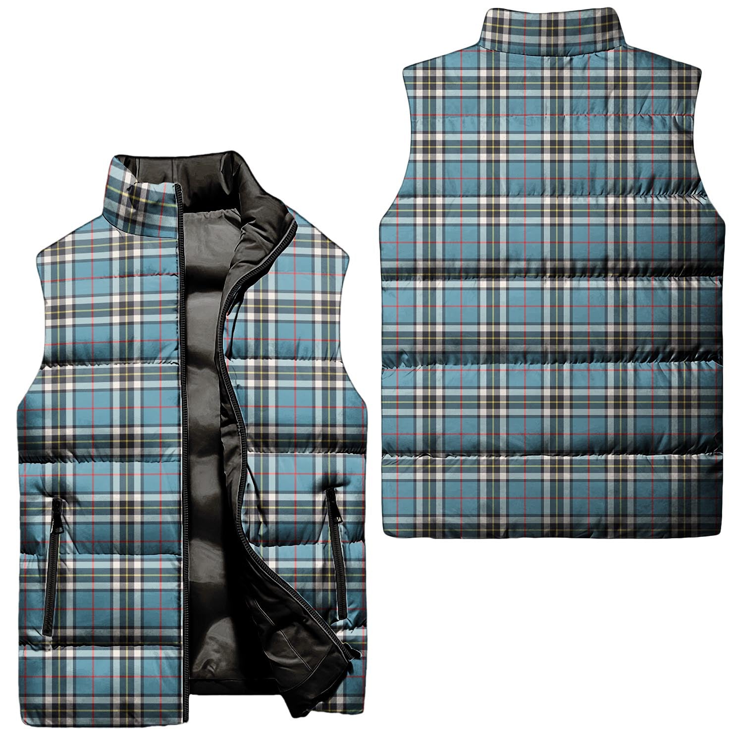 Thomson Tartan Sleeveless Puffer Jacket Unisex - Tartanvibesclothing