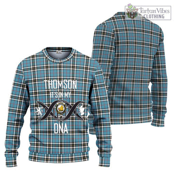 Thompson (Thomson) Tartan Ugly Sweater with Family Crest DNA In Me Style