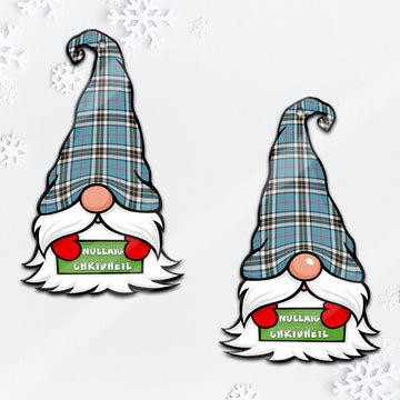 Thompson (Thomson) Gnome Christmas Ornament with His Tartan Christmas Hat