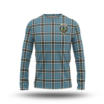 Thompson (Thomson) Tartan Long Sleeve T-Shirt with Family Crest