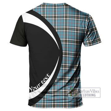 Thomson Tartan T-Shirt with Family Crest Circle Style