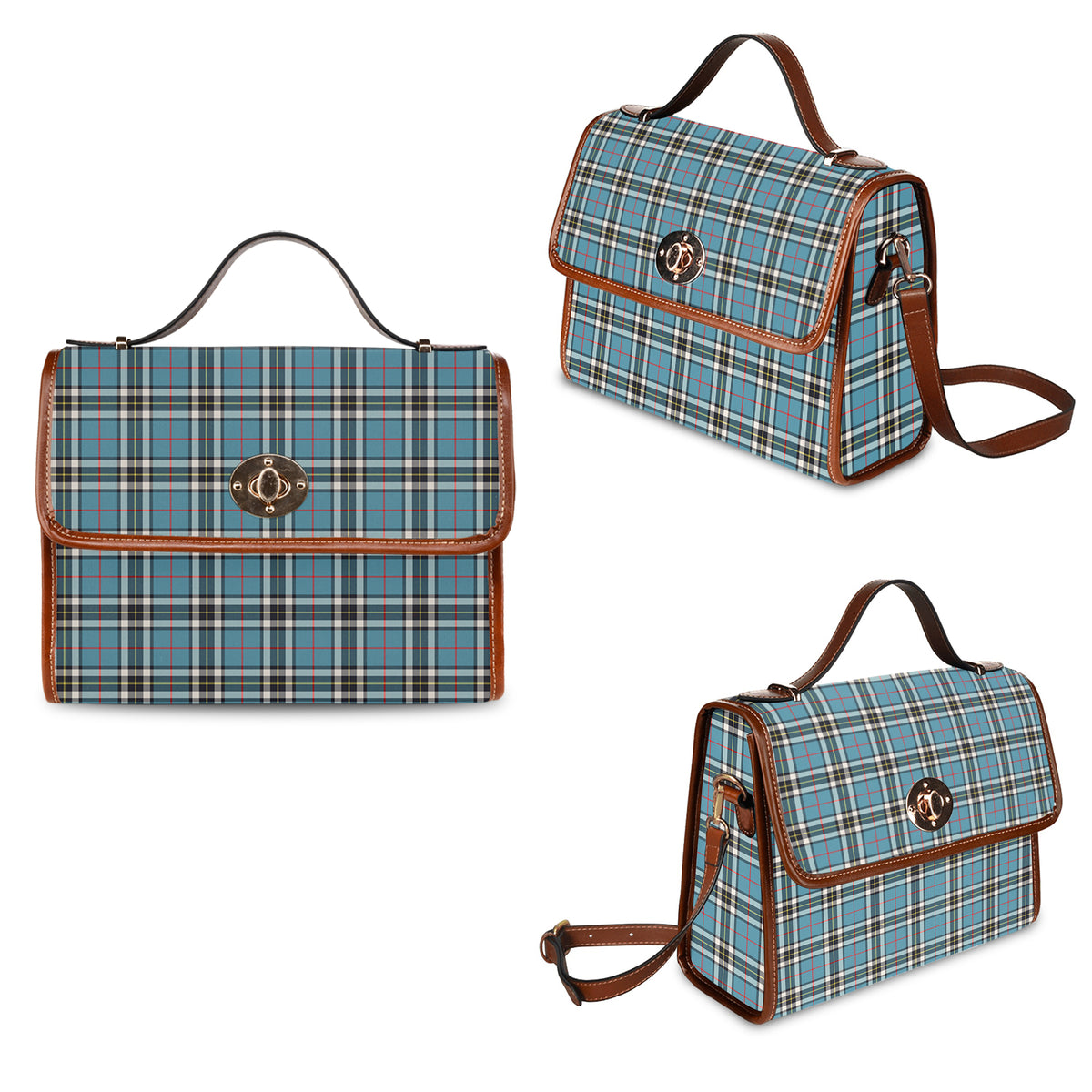 Thompson (Thomson) Tartan Waterproof Canvas Bag - Tartan Vibes Clothing