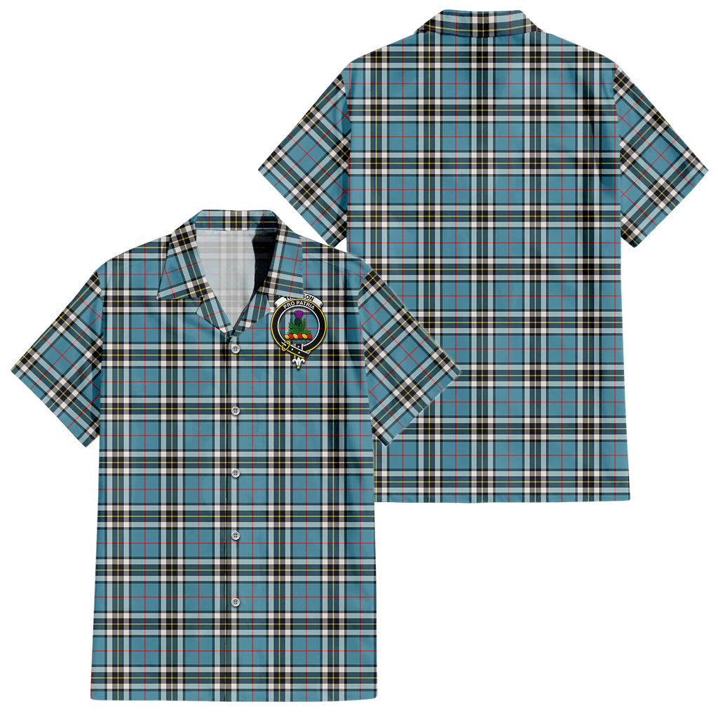 thomson-tartan-short-sleeve-button-down-shirt-with-family-crest