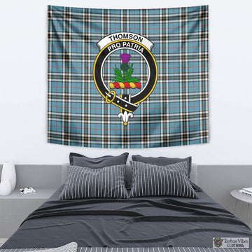 Thompson (Thomson) Tartan Tapestry Wall Hanging and Home Decor for Room with Family Crest