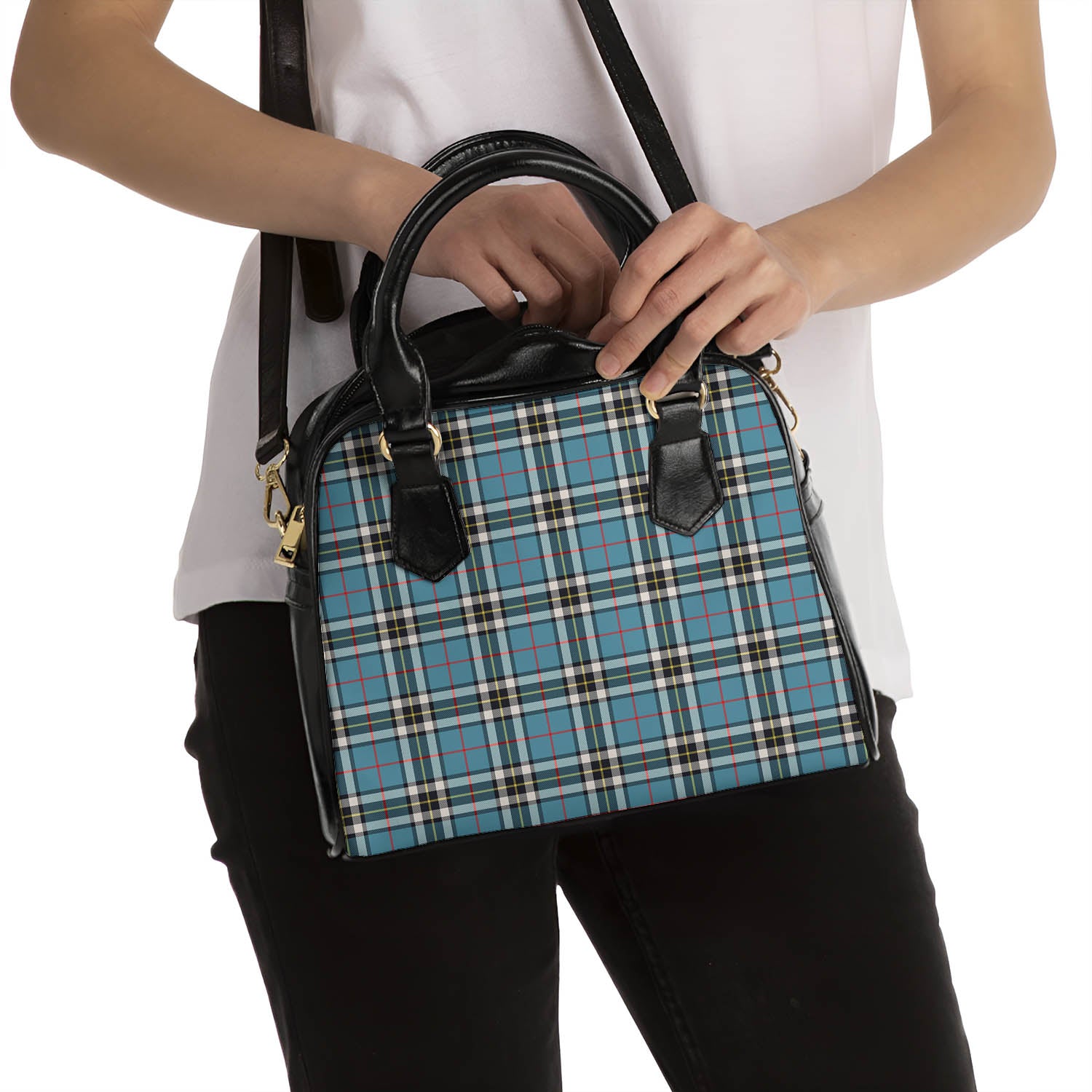 Thomson Tartan Shoulder Handbags - Tartanvibesclothing