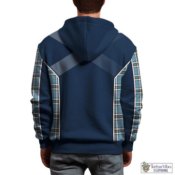 Thompson (Thomson) Tartan Hoodie with Family Crest and Lion Rampant Vibes Sport Style